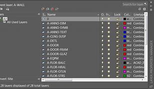 Image result for AutoCAD Layers Template