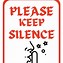 Image result for Printable Sign Shhh
