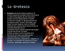 Image result for grotesco