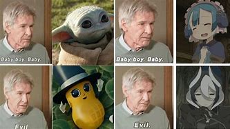 Image result for Harrison Ford Baby Boy Meme
