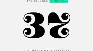 Image result for Fonts for Numbers