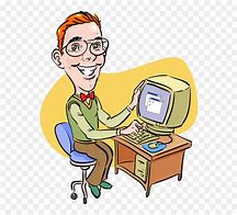 Image result for Free Clip Art Computer Nerd