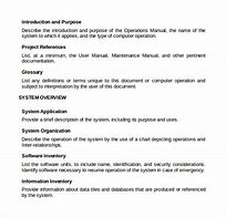 Image result for Operations Manual Template Word