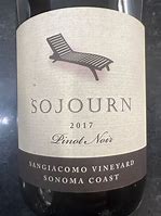 Image result for Sojourn Pinot Noir Sangiacomo