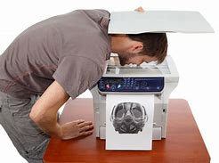 Image result for Face Against Copy Machine