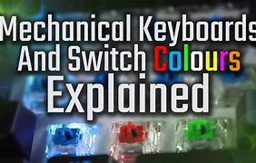 Image result for Mechanical Keyboard Switch Colors