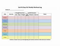 Image result for Exercise Tracker Template