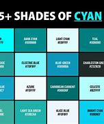 Image result for Cyan Shades