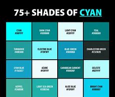 Image result for Cyan Color Hex