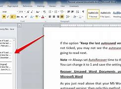 Image result for Recover Closed Word Document