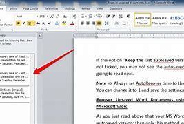 Image result for MS Word How to Recover Unsaved Documents
