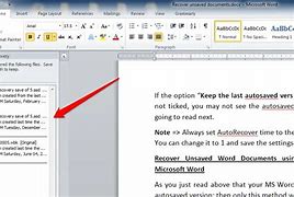 Image result for How to Recover an Unsaved Document On MS Word
