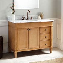 Image result for Wood Bathroom Cabinets