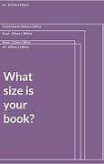 Image result for General Sizes of Books