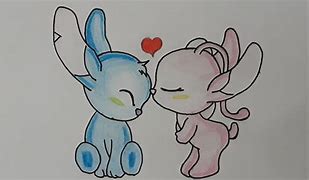 Image result for Draw so Cute Stitch and Angel