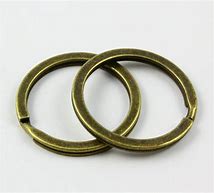 Image result for Antique Brass Split Key Rings