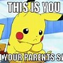 Image result for Black Pikachu Meme