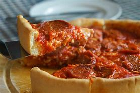 Image result for Deep Fried Pizza Chicago
