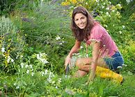 Image result for Beautiful Woman Gardening
