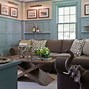 Image result for Blue and Brown Living Room Curtains