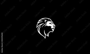 Image result for Lion Head Logo Black Background
