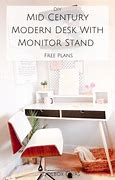 Image result for Monitor Stand Mid Century