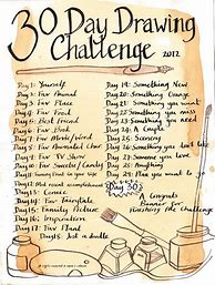 Image result for Every Day Drawing Challenge