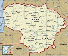 Image result for Lithuania Geography
