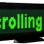 Image result for Scrolling Display