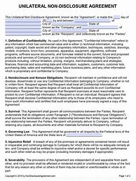 Image result for Unilateral Contract Sample