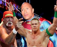 Image result for Hulk Hogan vs Ultimate Warrior John Cena Rock