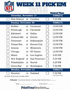 Image result for NFL Week 11 Picks Images