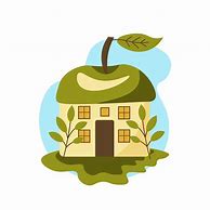 Image result for Apple House Cartoon