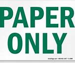 Image result for Paper Sign On Wall