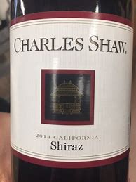 Image result for Charles Shaw Shiraz