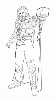 Image result for Thor Printing Coloring Pages