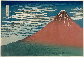 Image result for Hokusai Red Fuji