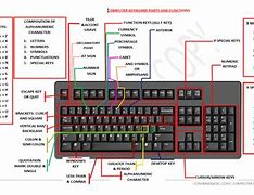 Image result for Parts of the Keyboard and Their Functions