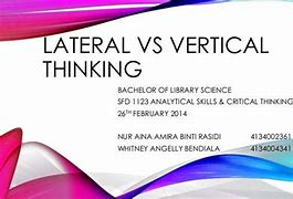 Image result for Vertical and Laterial