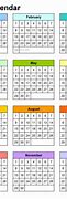 Image result for Printable One Page Calendar