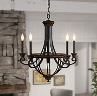 Image result for Small Farmhouse Entry Chandelier