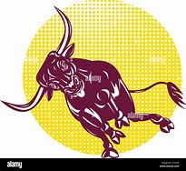 Image result for Find Image of Man On Cell Phone with Bull Charging in the Background