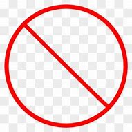 Image result for Thin No Sign Clip Art
