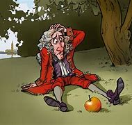 Image result for Isaac Newton Apple Cartoon