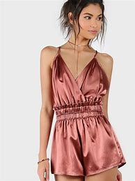 Image result for Silk Satin Rompers