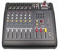 Image result for Mixer and Audio Speakers