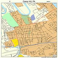 Image result for Street Map of Camp Hill PA