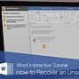 Image result for Restore Word