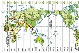 Image result for Asia Pacific Time Zones Map