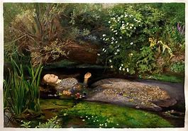 Image result for John Everett Millais Ophelia Painting